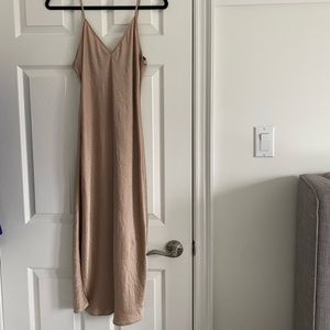 Aritzia Wilfred Only Slip MIDI Dress